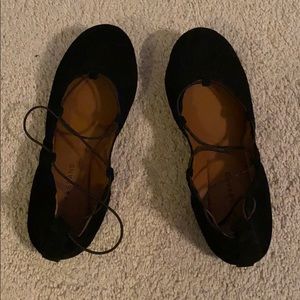 Never worn black Lucky Brand shoes
